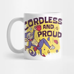 Cool Monkey Climbing P R t shirt Mug